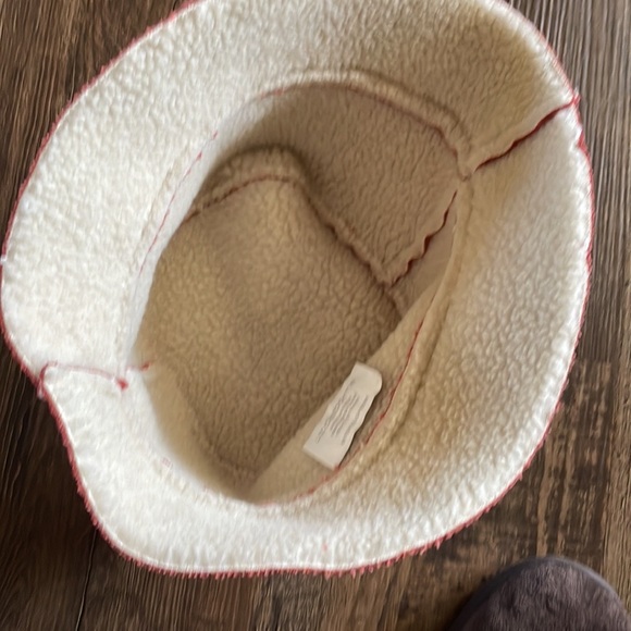 Liz Claiborne Sienna Corduroy Hat Women’s Bucket 🍁 Sherpa inside - Picture 3 of 3